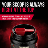 ALLMAX cuchara con porción de 25 g de proteína lista para mezclar