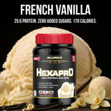 ALLMAX detalle scoop-lock mostrando cuchara accesible y uso práctico
