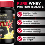 ALLMAX ISOFLEX polvo textura fina que facilita mezcla rápida y absorción