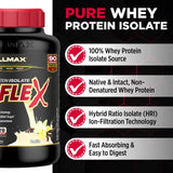 ALLMAX polvo de ISOFLEX textura fina que facilita disolución rápida