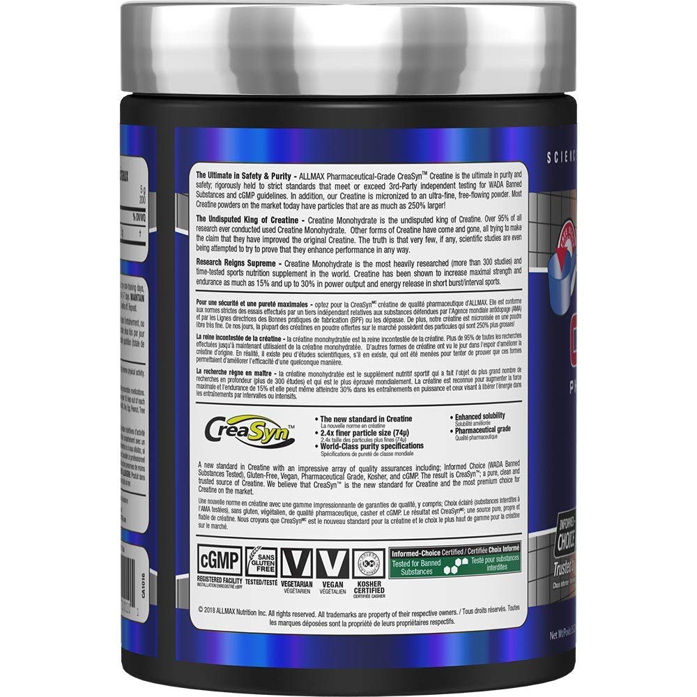 ALLMAX polvo disolviéndose en vaso, mezcla rápida y sin grumos