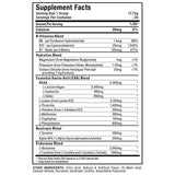 ALLMAX etiqueta de ingredientes resaltando EAAs, BCAA y nootrópicos