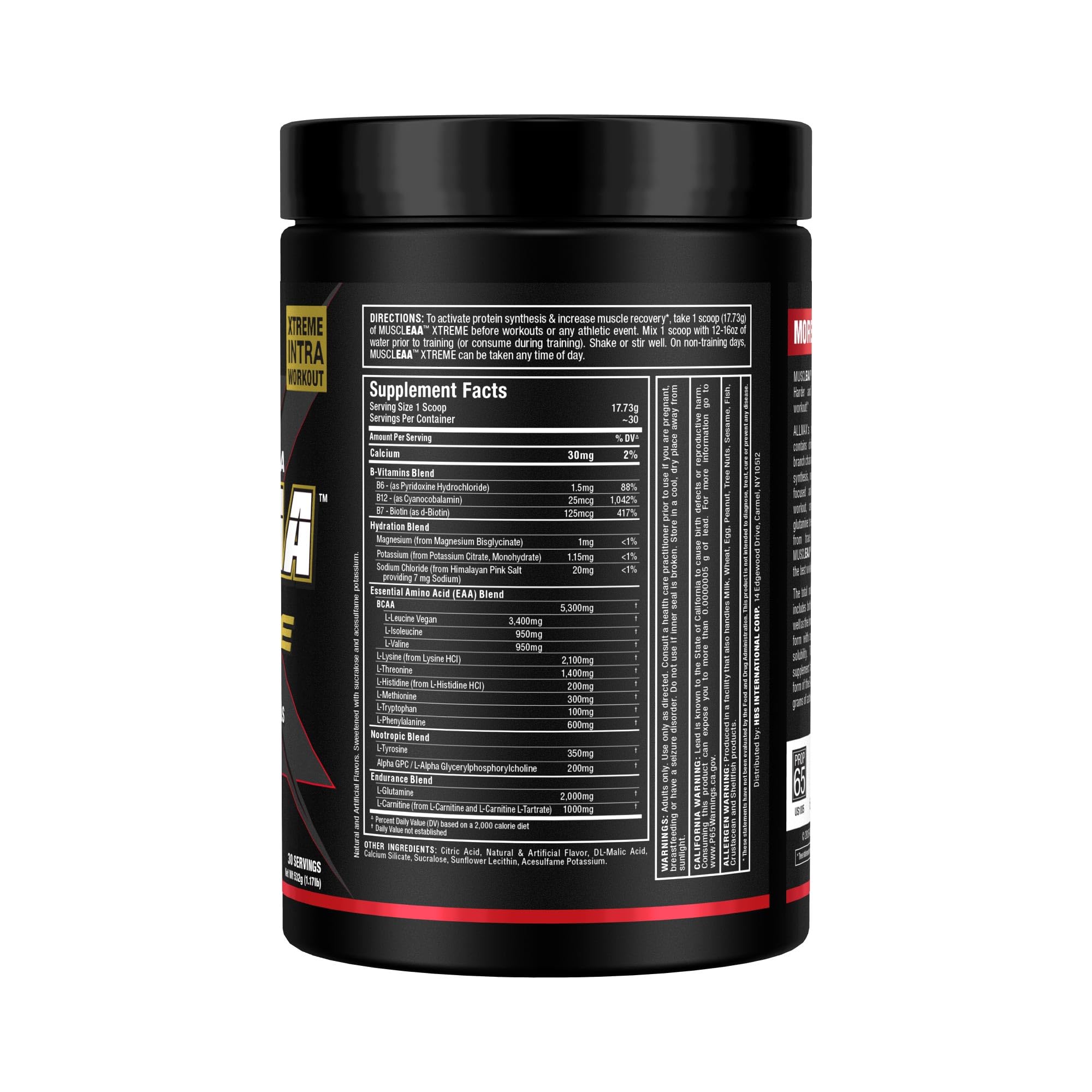 ALLMAX vaso preparado en mano demostrando uso y sabor refrescante