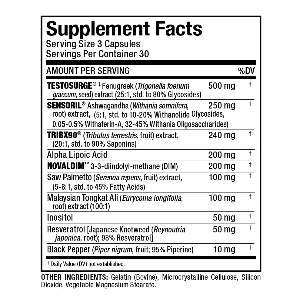 ALLMAX frasco TESTOFX en mano para comparar escala y dosis diaria