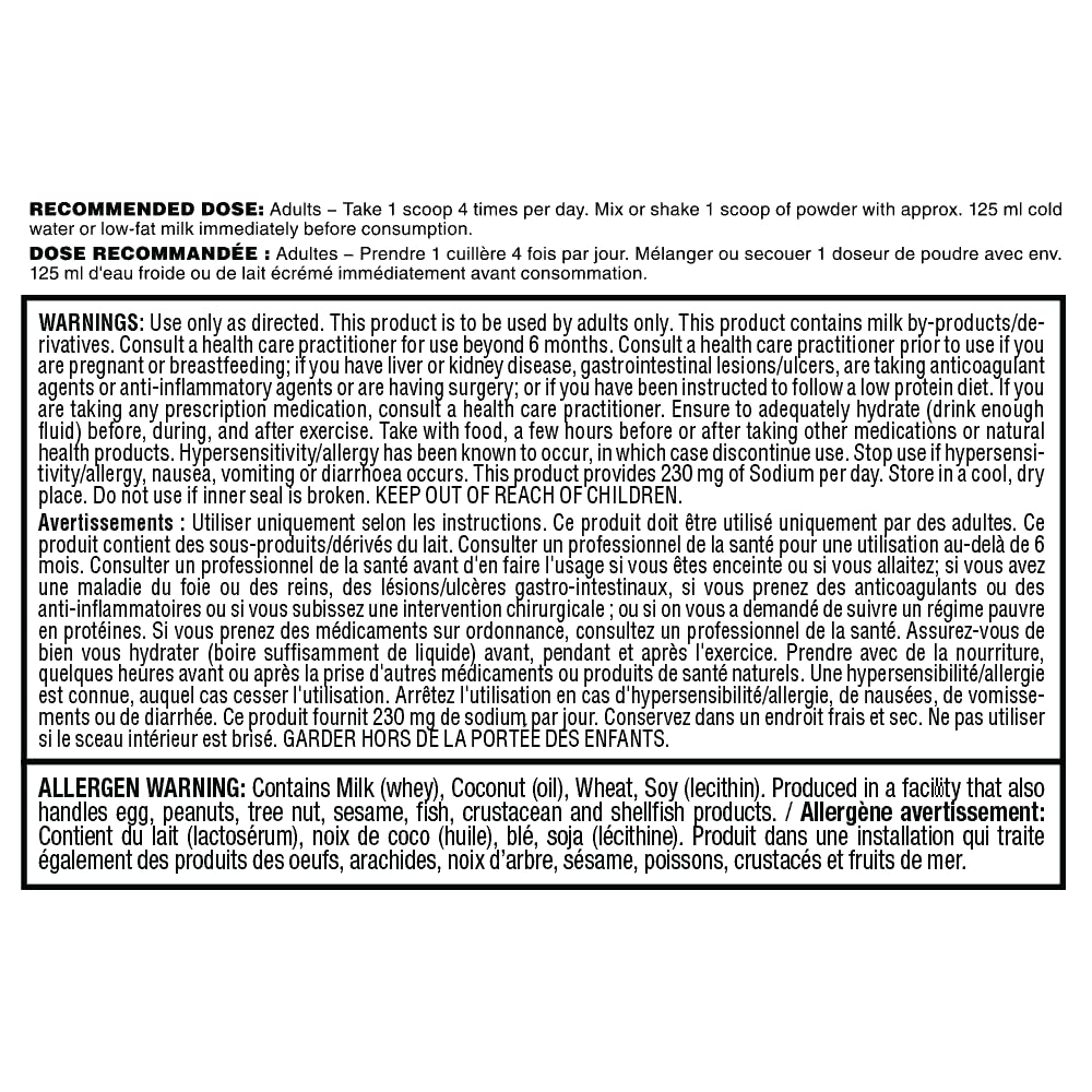 ALLMAX etiqueta QuickMass detalle de ingredientes y beneficios nutricionales