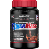 ALLMAX frasco QuickMass frente mostrando diseño y facilidad de uso