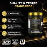 ALLMAX Vitastack junto a botella de agua en ambiente de entrenamiento