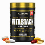 ALLMAX paquete frontal Vitastack mostrando presentación práctica y clara
