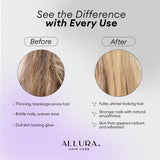 ALLURA HAIR ingredientes: colágeno marino y silicio en foco para nutrición