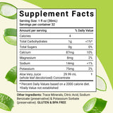 Aloe Life textura del jugo en primer plano, textura clara y nutritiva