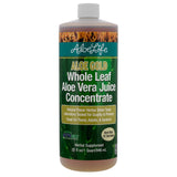 Aloe Life frente del envase mostrando marca y tamaño 32 oz, práctico