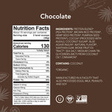 ALOHA textura del polvo de chocolate fina y mezclable, ideal para batidos cremosos