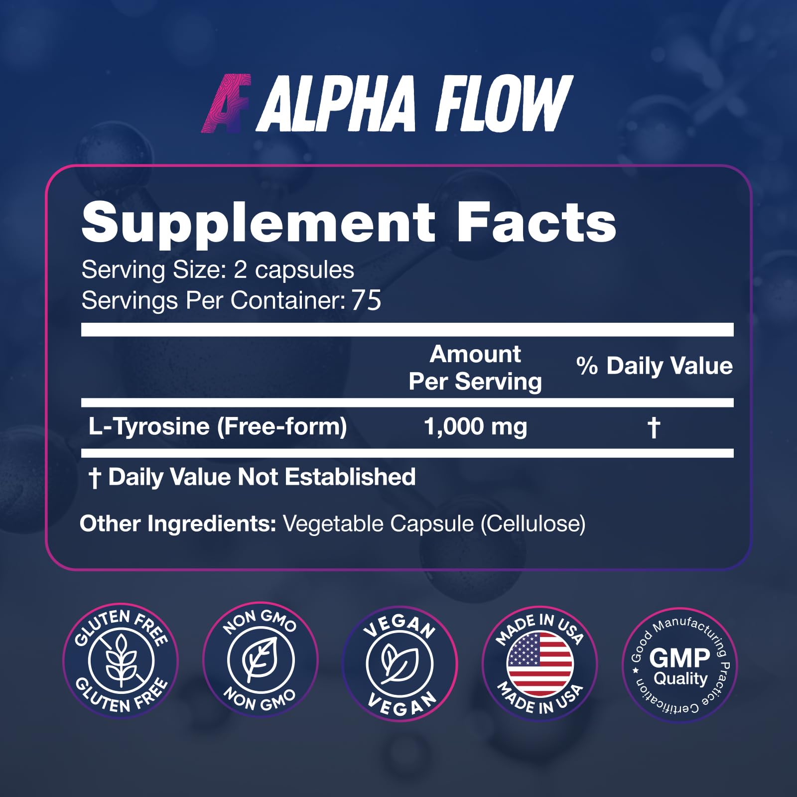Alpha Flow cápsula en la mano para comparar tamaño y facilitar la toma diaria