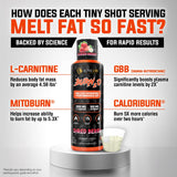 ALPHA LION etiqueta Burn2O con lista de ingredientes y beneficios visibles