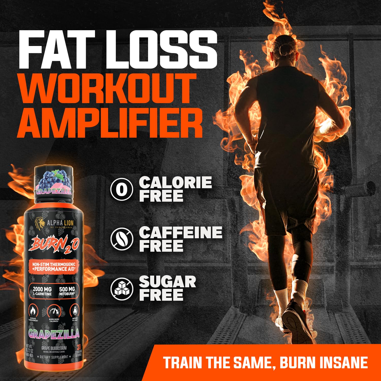 ALPHA LION ingredientes MitoBurn y CaloriBurn destacados para metabolismo