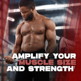 ALPHA LION tarro junto a una mano para comparar tamaño y servicios