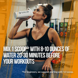 ALPHA LION etiqueta con lista de ingredientes y beneficios