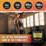 ALPHA LION etiqueta con lista de ingredientes claves y beneficios