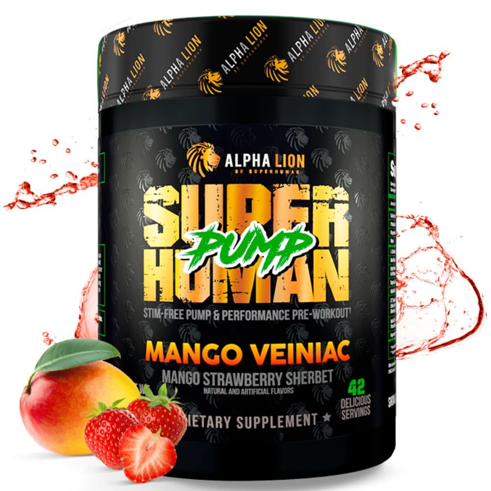 ALPHA LION bote frontal Mango Veiniac mostrando beneficios de pump