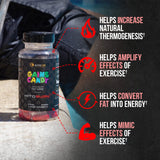 ALPHA LION etiqueta lateral con lista de ingredientes y beneficios