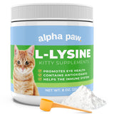 Alpha Paw frasco adelante mostrando envase y marca, facilita identificación