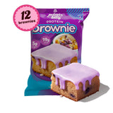 Alpha Prime corte del brownie mostrando textura suave y beneficio de sabor fresco