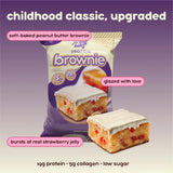 AP Sports Regimen primer plano del corte del brownie que revela textura suave y húmeda