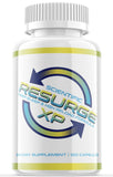 Alpha Pure Resurge vista frontal del envase mostrando la presentación y beneficio de sueño más profundo