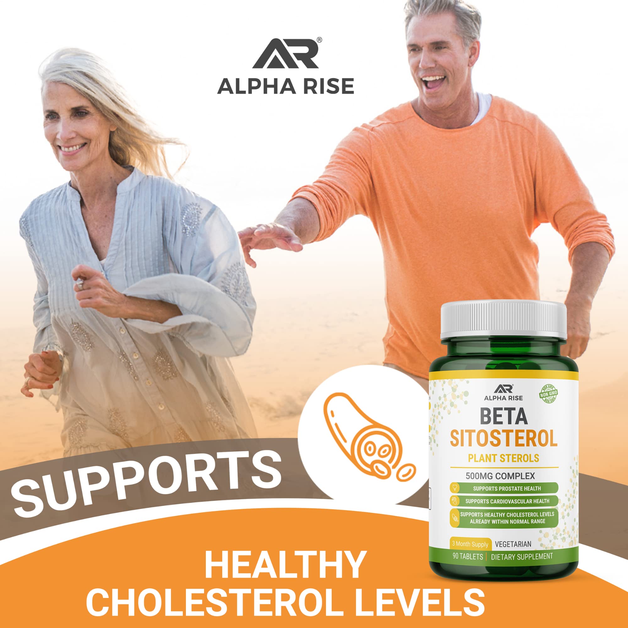 ALPHA RISE etiqueta nutricional ampliada mostrando ingredientes clave