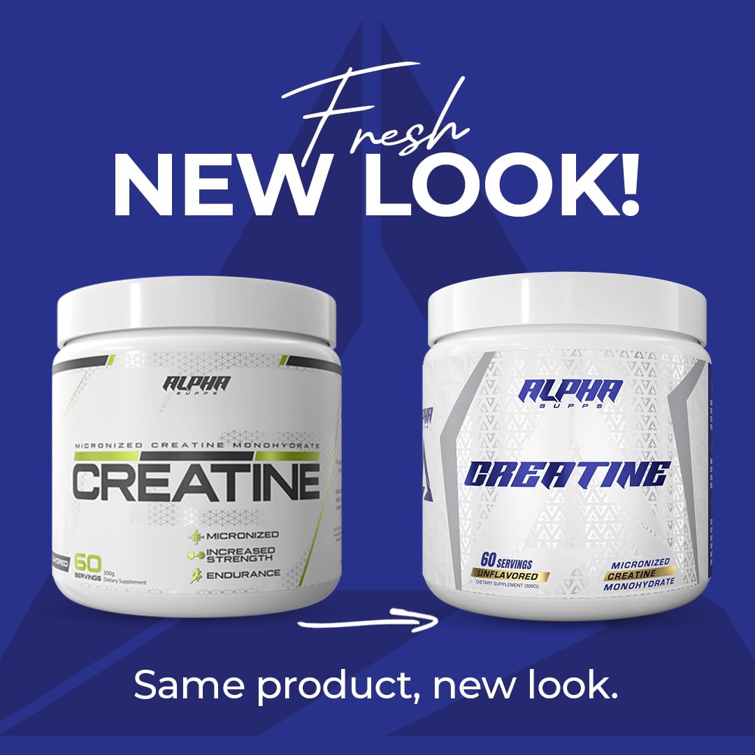 Alpha Supps etiqueta trasera con información nutricional visible y legible