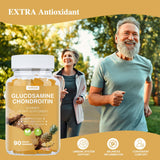 ALPHA01 ingredientes clave resaltados: glucosamina, condroitina, MSM, saúco