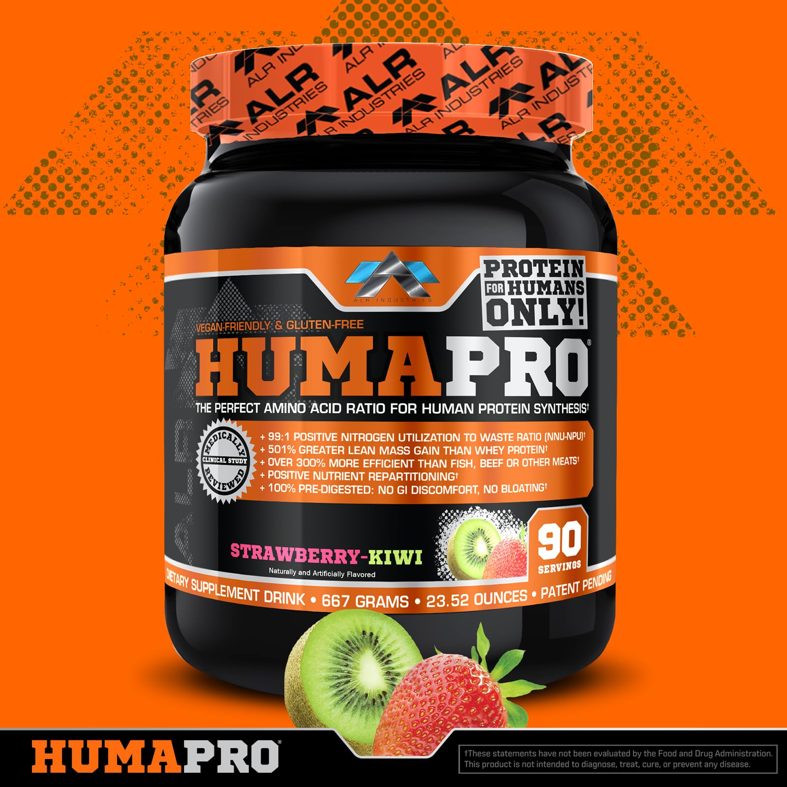 ALR Industries HumaPro mezclado en vaso listo para recuperación post entrenamiento