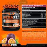 ALR Industries primer plano del polvo HumaPro mostrando textura fina y fácil disolución