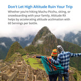 Altitude RX dentro de una mochila de montaña listo para excursiones
