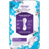 Always Discreet primer plano del núcleo RapidDry que mantiene seco