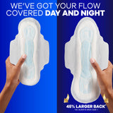 Always almohadilla en cama ilustrando protección nocturna confiable