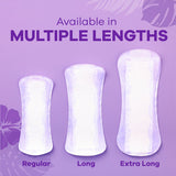 Always protector extra largo junto a regla para mostrar cobertura