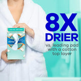 Always Pure Cotton detalle de las alas mostrando ajuste seguro y menos pliegues