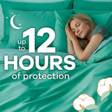 Always Pure Cotton etiqueta con aprobación del Skin Health Alliance para tranquilidad dermatológica