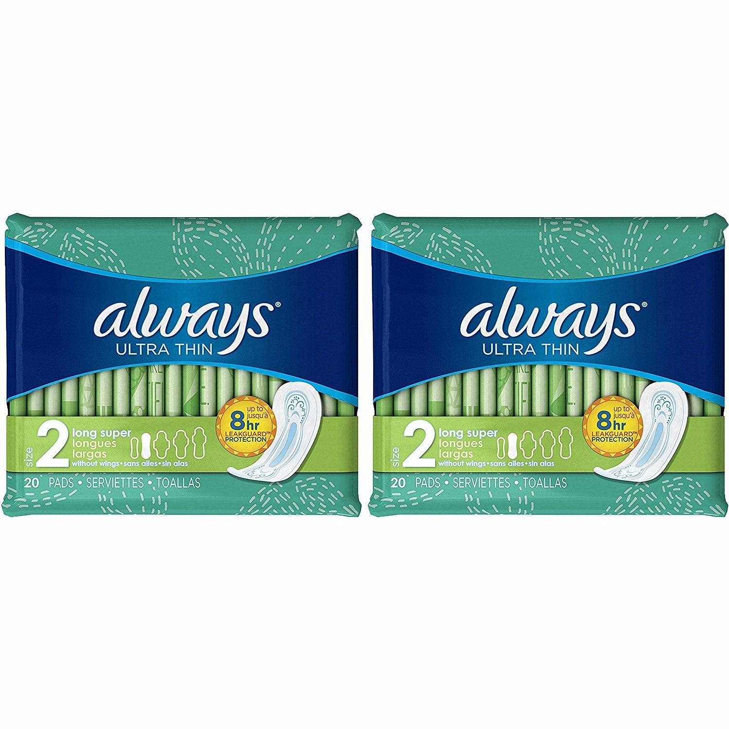 Always frontal del paquete mostrando longitud y protección discreta