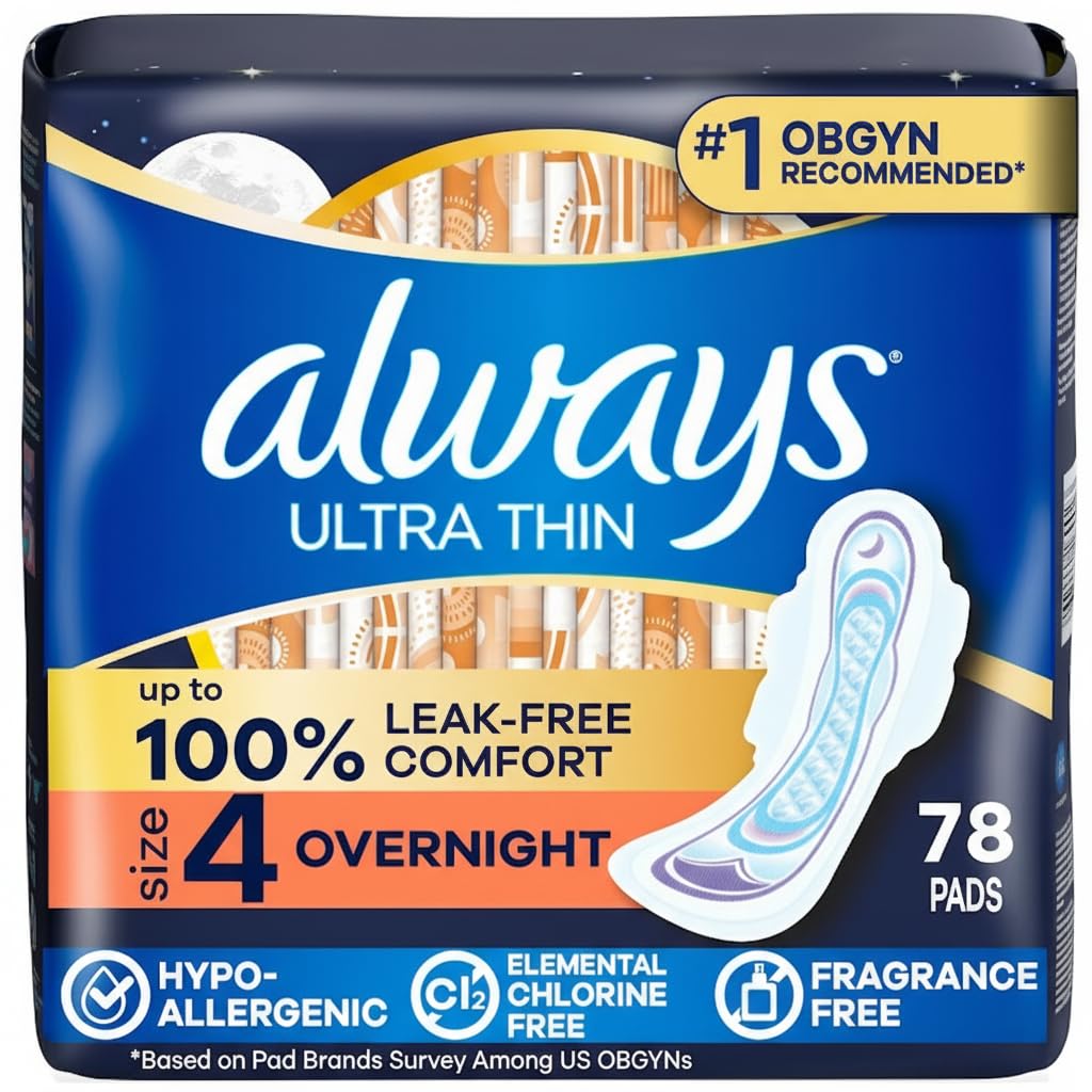 Always compresa en empaque frontal mostrando cantidad y talla, protección nocturna