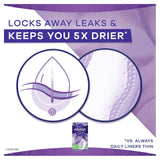 Always adhesivo edge-2-edge visible, sujeción segura en ropa interior
