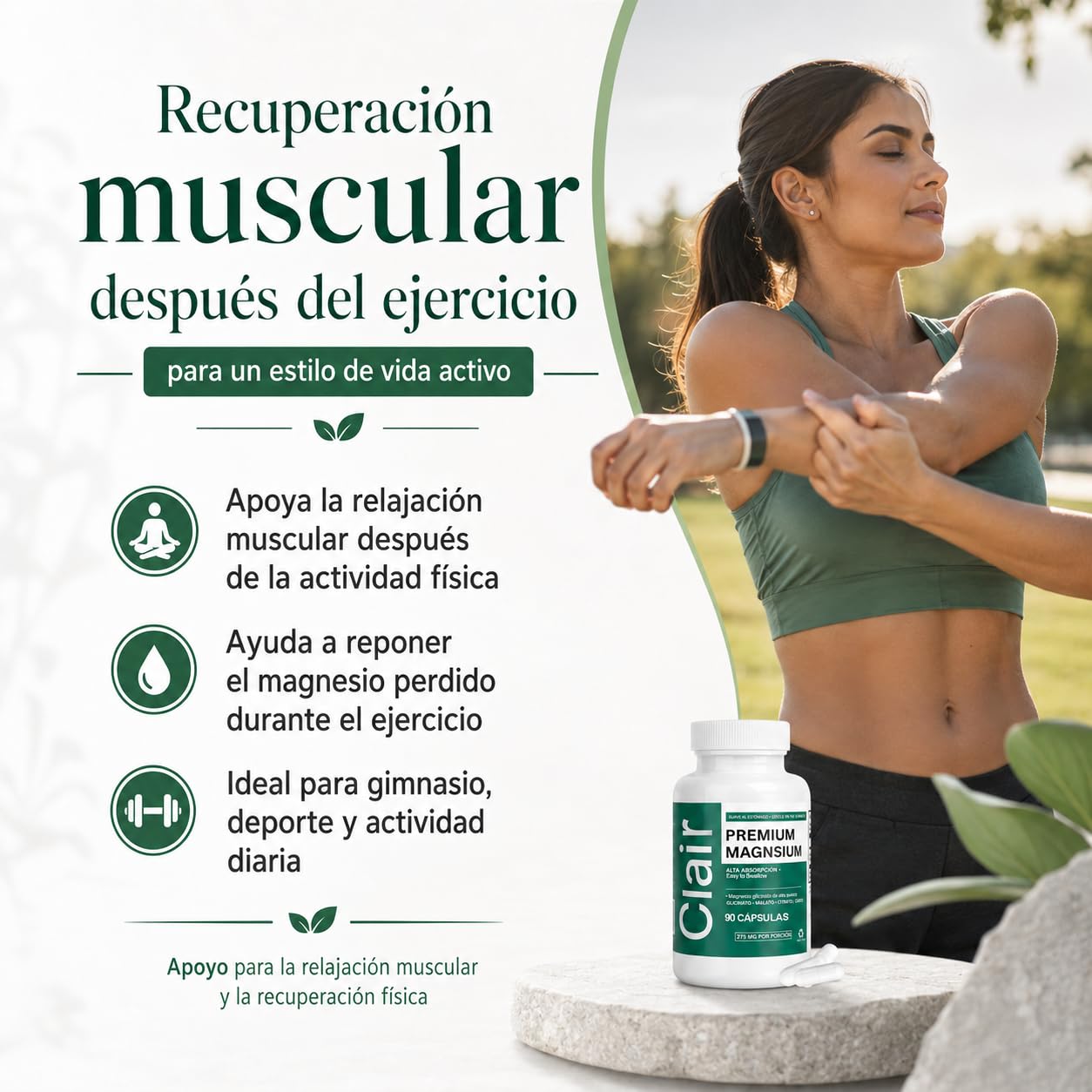 alzclipp Clair cápsulas sobre mesa destacando cantidad y presentación
