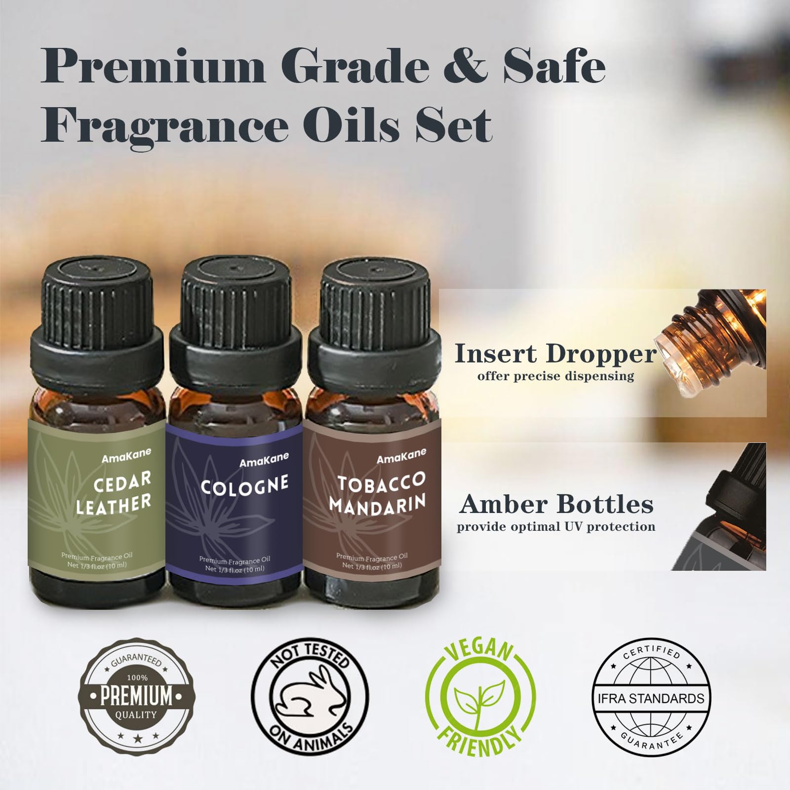 AmaKane velas artesanales hechas con estos aceites para un aroma duradero y profesional