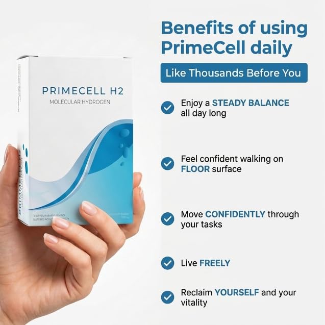 AMALA Health vista cercana de cápsulas Prime Cell H2 resaltando textura y fácil ingestión