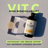AMANDEAN etiqueta Quali-C legible, garantiza vitamina C de alta pureza