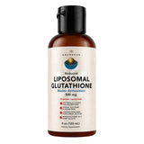 AMANDEAN frasco frontal mostrando glutatión liposomal y beneficio de máxima absorción