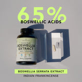 AMANDEAN textura de resina de Boswellia que ilustra origen natural y concentración