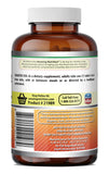 Amazing Nutrition botella junto a regla para comparar tamaño y cantidad