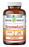 Amazing Nutrition envase frontal mostrando 240 tabletas y beneficios de confianza